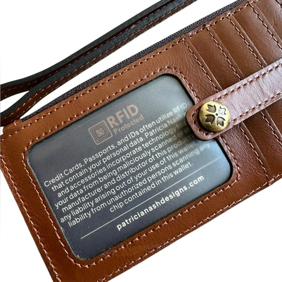 Patricia Nash Leather Alanna Wristlet Wallet - Picture 4 of 6